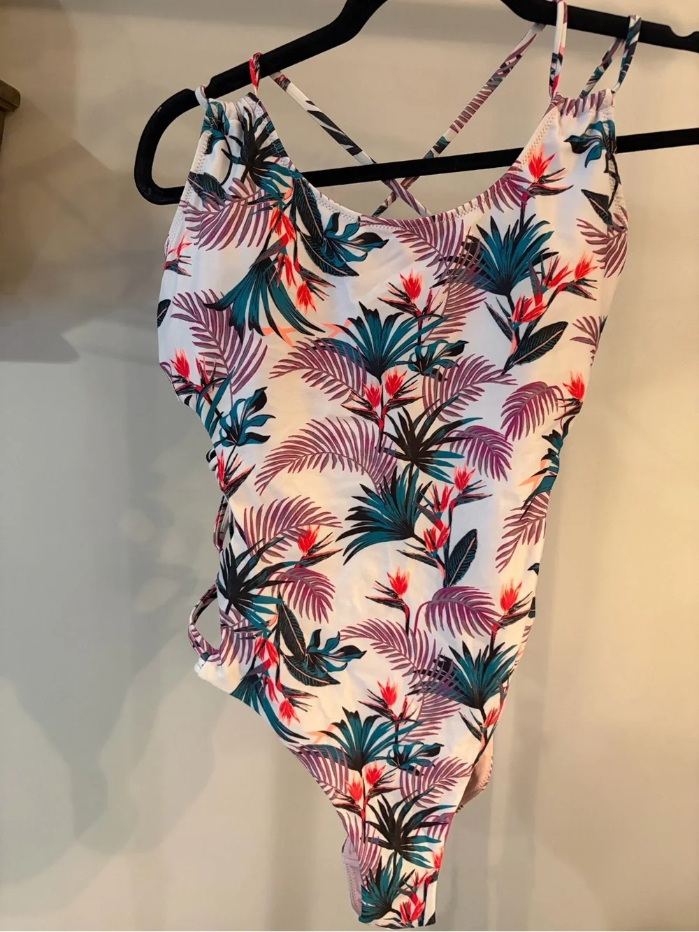 Alyned Together Tropical Floral One-Piece Swimsuit - Women’s size small